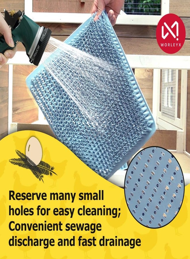 WORLEYX 4PCS Washable Chicken Nesting Pads for Laying Eggs, Silicone Nesting Pads for Chicken Coop, Chicken Nesting Box Pads, Chicken Coop Accessories - Image 5