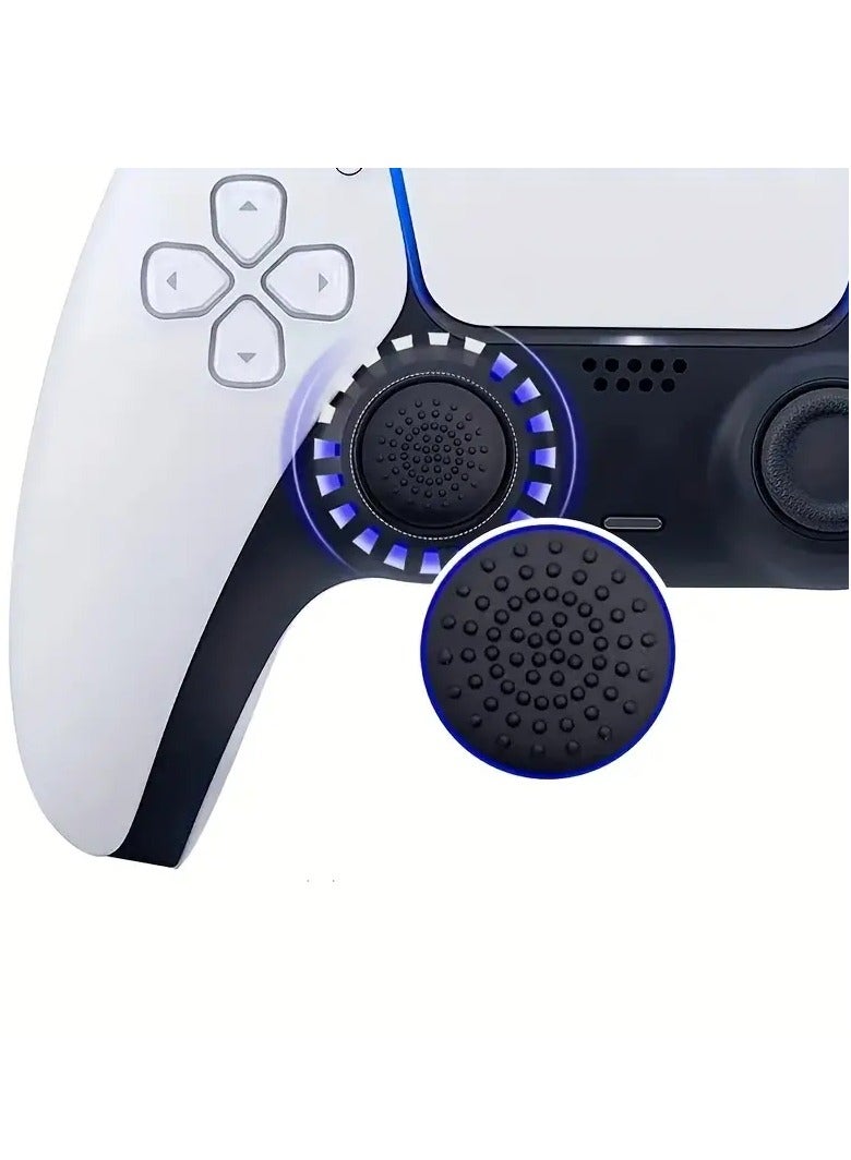 2 Sets of Thumb Grip Covers Compatible with PS3/PS4/PS5/XBOX 360/XBOX ONE Controllers - 2 Sets of 8 Pieces (16 Pieces) - Black  - Image 5