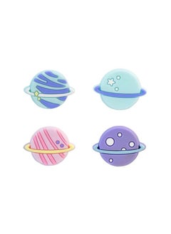 Suitable For Nintendo SWITCH Rocker Protective Cap Colorful Planet Surround Theme Silicone Rocker Cap Non-slip-Product Color:Four Combinations