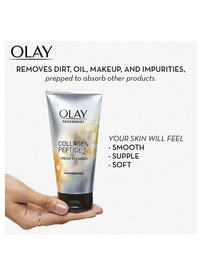 Olay Regenerist Collagen Peptide 24 Facial Cleanser Face Wash Fragrancefree 150 Milliliters - Image 5