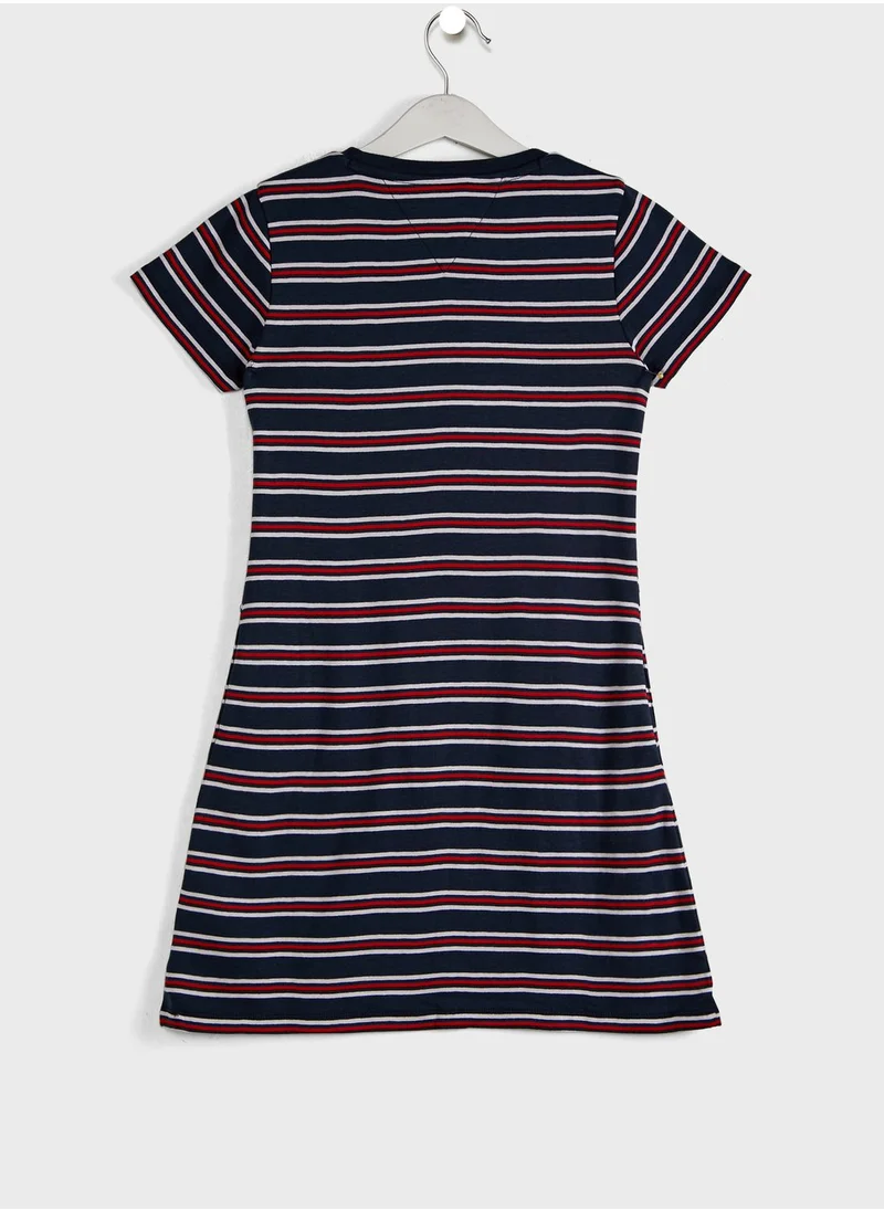 TOMMY HILFIGER Youth Rib Knit Skater Dress