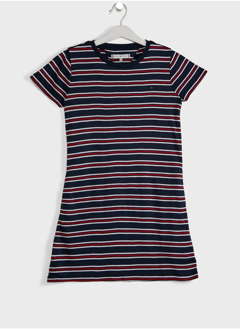 TOMMY HILFIGER Youth Rib Knit Skater Dress