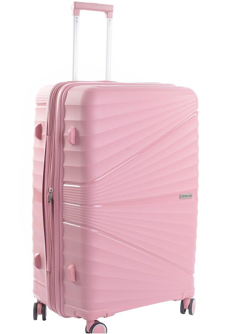 Crossland - CROSSLAND Unbreakable Large Size Trolley Luggage With TSA Lock,4 Silent Move Spinners Wheels, Double Expandable Zipper - 28 Inch - Image 1