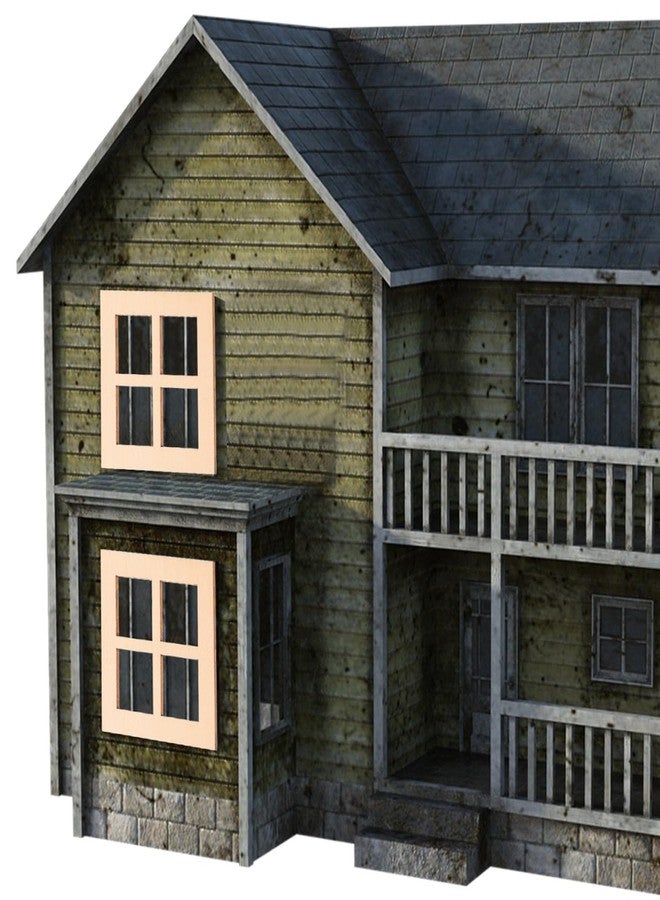 SUPVOX 10Pcs Dollhouse Windows, Miniature Wooden Window Frames, 1:12 Scale DIY Doll House Accessories for Decoration, 2.71 X 2.71 X 0.07 Inch - Image 3