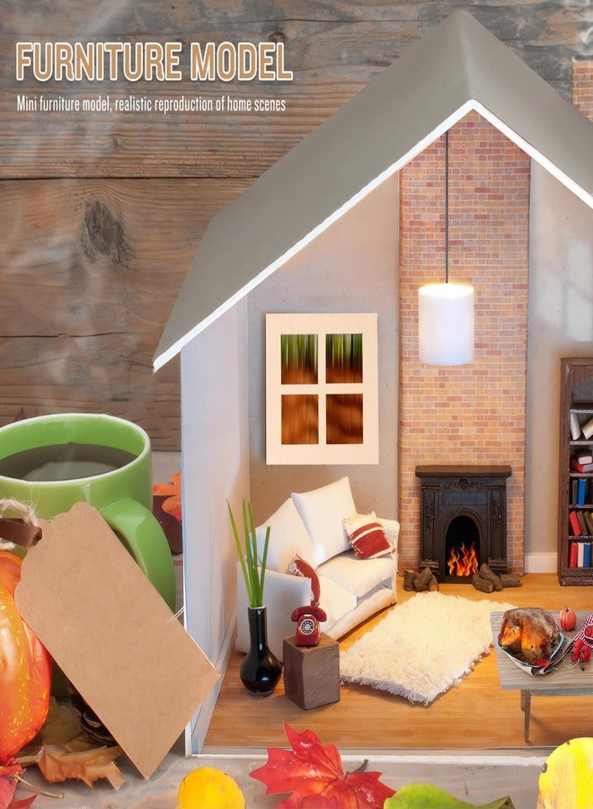 SUPVOX 10Pcs Dollhouse Windows, Miniature Wooden Window Frames, 1:12 Scale DIY Doll House Accessories for Decoration, 2.71 X 2.71 X 0.07 Inch - Image 2