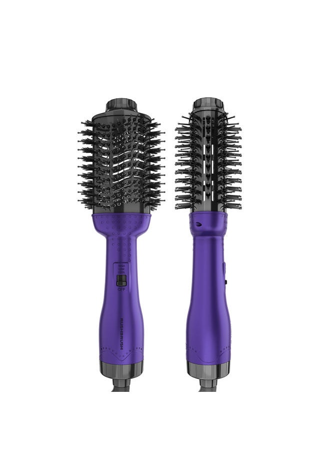 Rush Brush - V2 Pro Purple Ion Technology Wide Oval Design 1300W  3Heat/Speed - Image 1