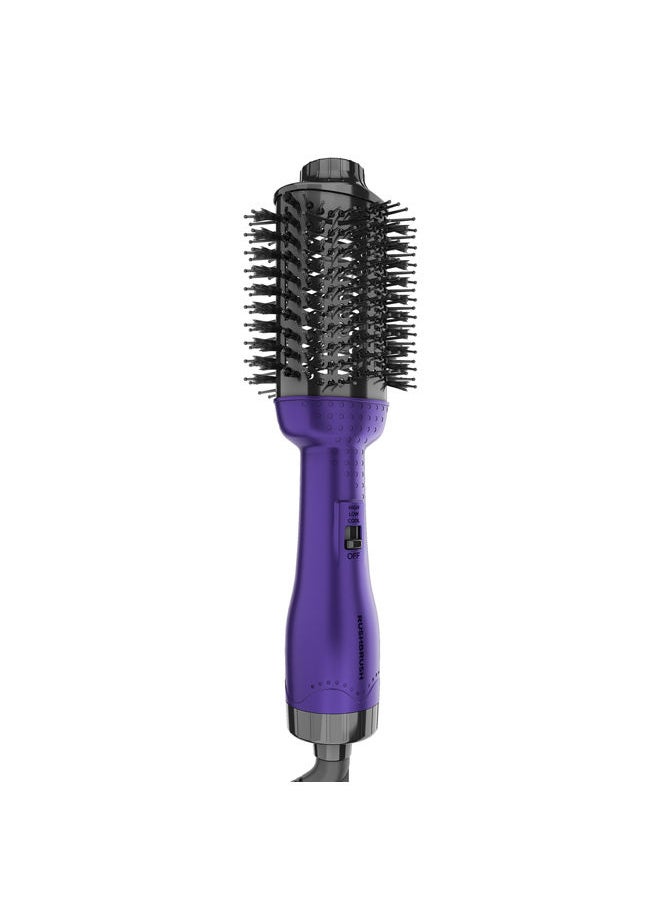 Rush Brush - V2 Pro Purple Ion Technology Wide Oval Design 1300W  3Heat/Speed - Image 1