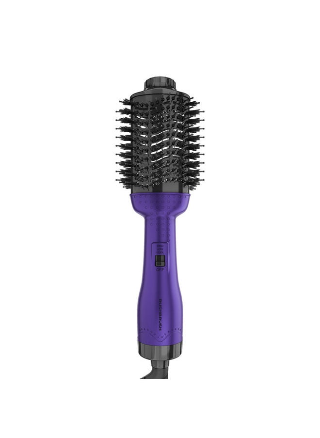Rush Brush - V2 Pro Purple Ion Technology Wide Oval Design 1300W  3Heat/Speed - Image 1