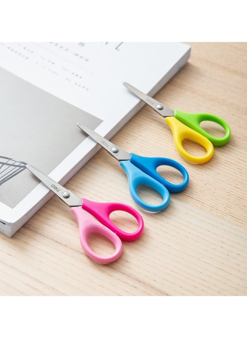 Deli ED60100 School Scissors Assorted Colours – 115mm – ideal for children's craft and school use - Image 4