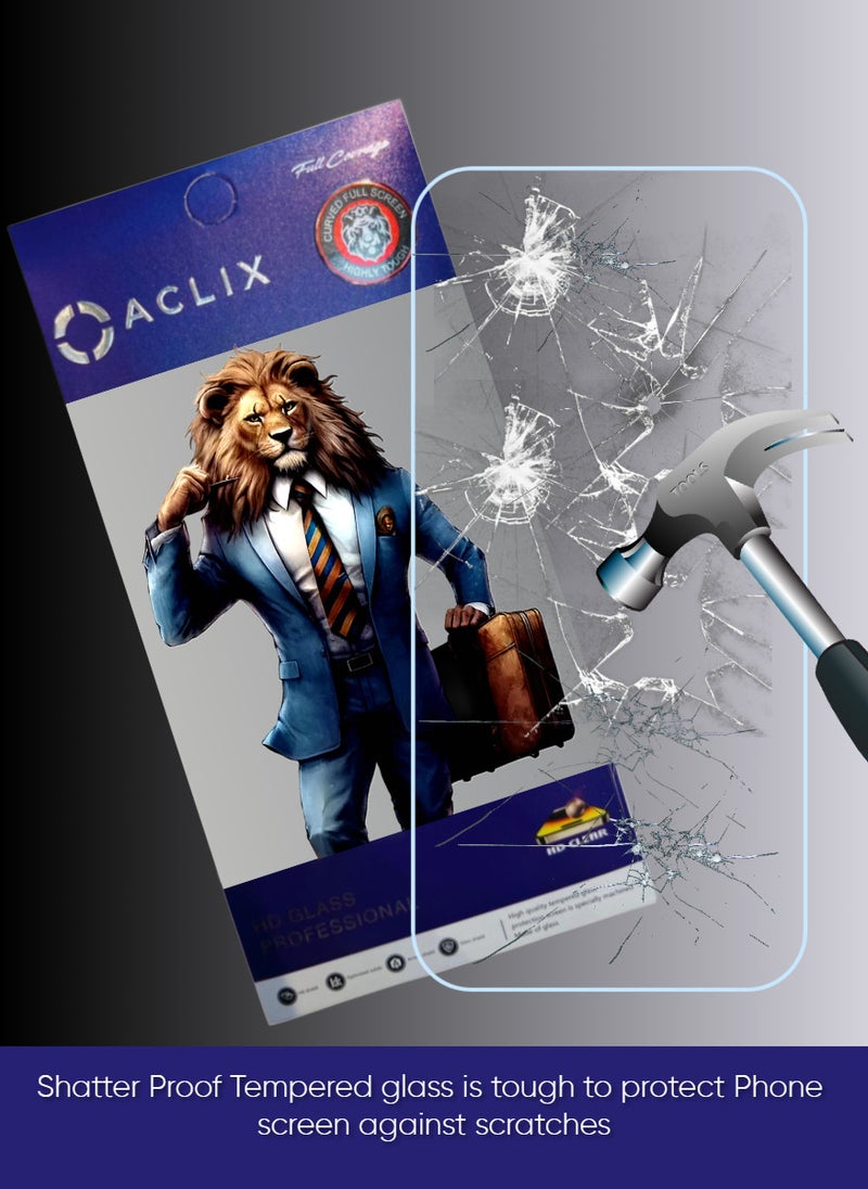 ACLIX Antistatic ESD Dustproof Premium Quality High Definition Clear Tempered Glass Screen Protector Designed For Xiaomi Redmi 13C - Image 2
