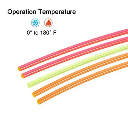 MECCANIXITY Fiber Optic Rods PMMA 1.5mmx20cm for Sight Filament Red, Green, Orange 1 Set Pack of 5 - Image 4