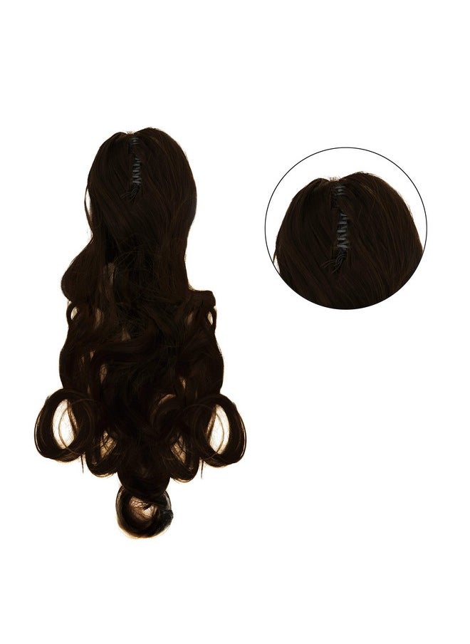 Rapidsflow - Curly Clutcher Ponytail Hair Extensions For Women And Girls (Dark Brown) 150 Pack Of 1Pc - Image 1