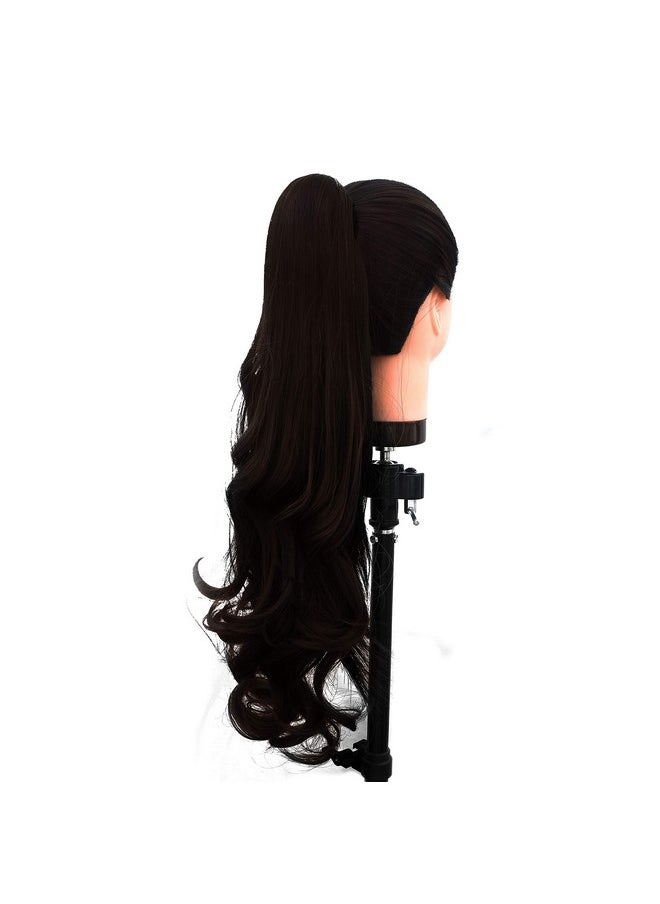 Rapidsflow - Curly Clutcher Ponytail Hair Extensions For Women And Girls (Dark Brown) 150 Pack Of 1Pc - Image 1