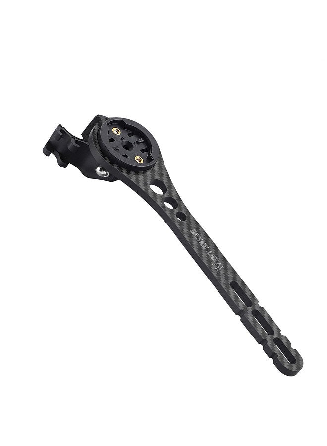 WEST BIKING Bicycle Handlebar Cycle Computer Holder Extender Road Bike Handle Carbon Fibre Extension Rod Bike Mileometer Light Camera Bracket Adapter  - Image 2
