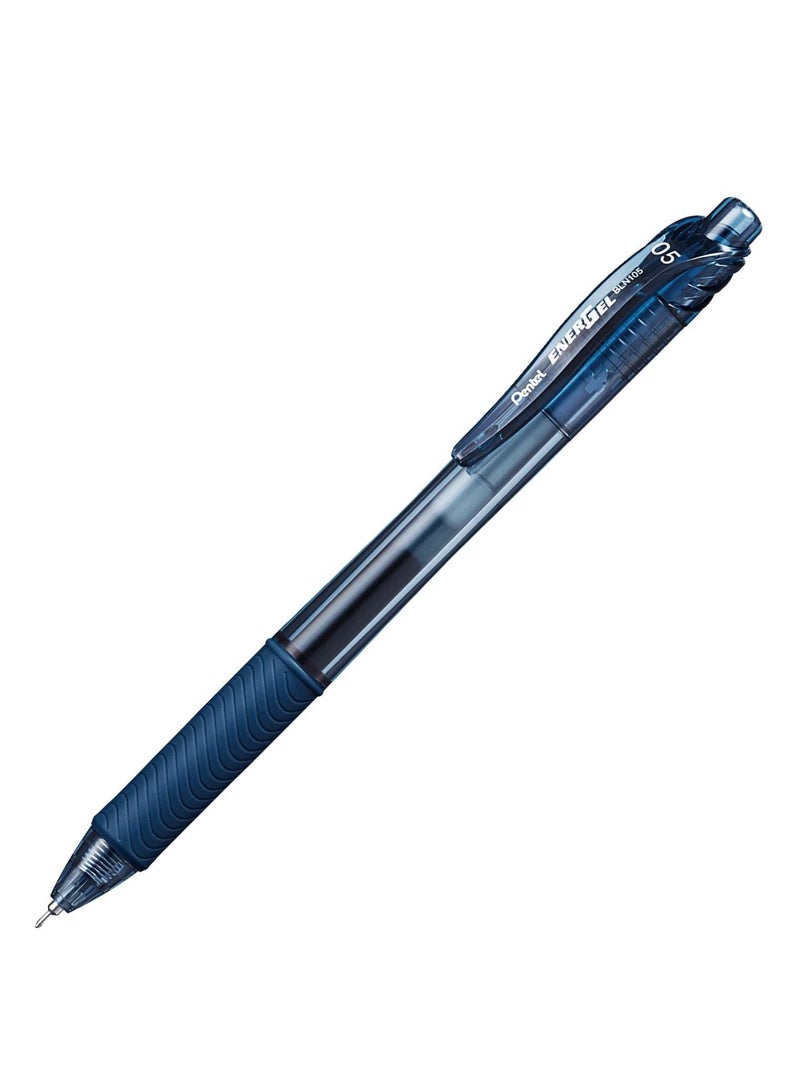 Pentel 12-Piece Energel Gel Ink Pen 0.5mm Tip Navy Blue Ink - Image 2