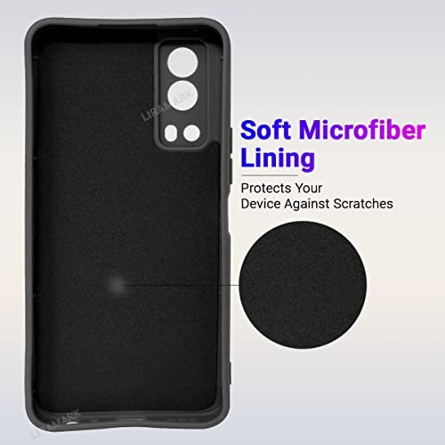 LIRAMARK Silicone Soft Back Cover Case for iQOO Z3 5G (Silicone Black) - Image 2