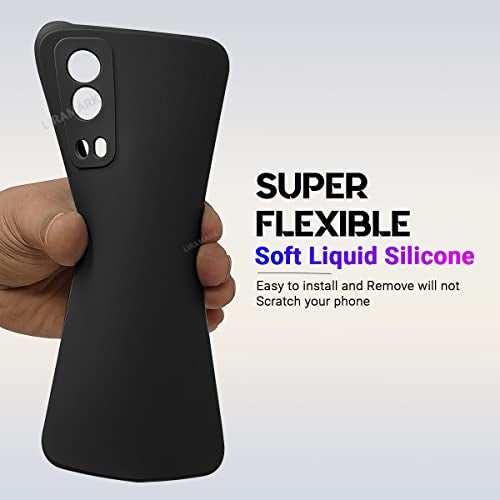 LIRAMARK Silicone Soft Back Cover Case for iQOO Z3 5G (Silicone Black) - Image 4