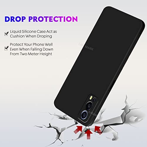LIRAMARK Silicone Soft Back Cover Case for iQOO Z3 5G (Silicone Black) - Image 5