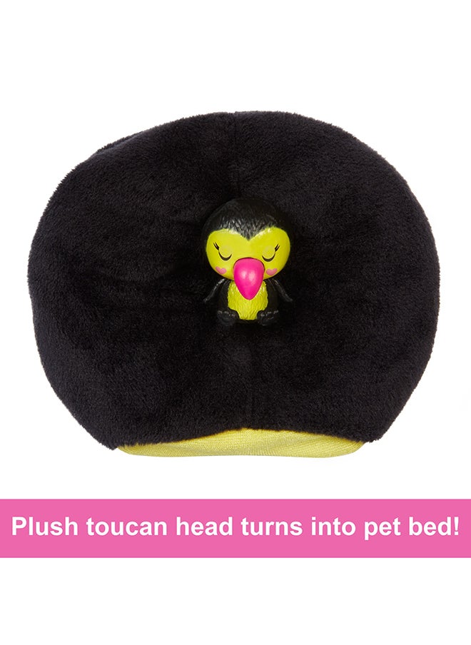 Barbie - Barbie️ Cutie Reveal Barbie Jungle Friends Series - Toucan - Image 1