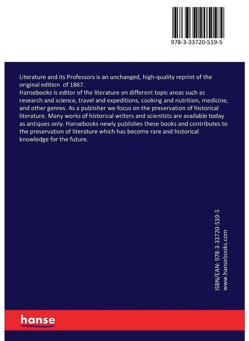 Literature and its Professors  - Image 2