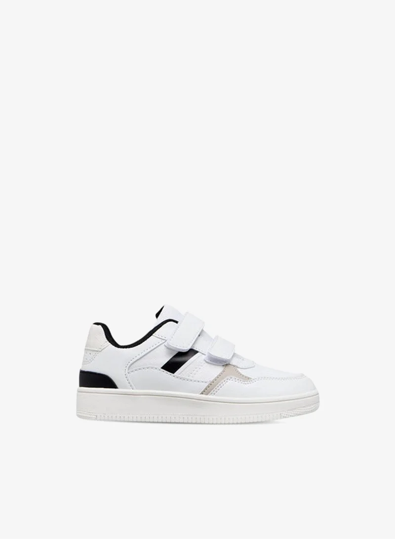 LBL by Shoexpress Boys Panelled Sneakers with Hook and Loop Closure