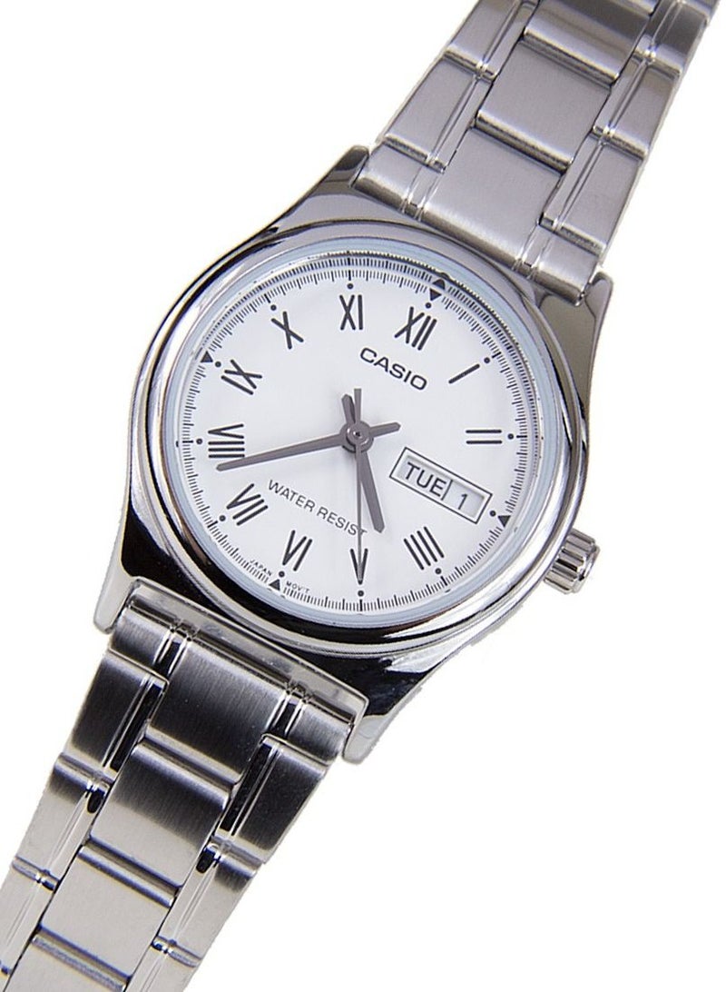 Casio Stainless Steel Day And Date Display Analog Couple Watch MTP/LTP-V006D-7BUDF - Image 3