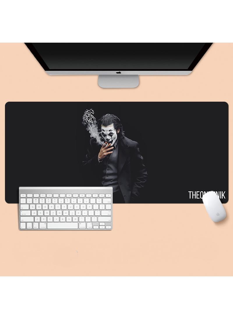 Y&D Joker Anime Movie Characters Gaming Mouse Pad Extended Large Mat Desk Pad Stitched Edges Mousepad Long Mouse Pad And Non-Slip Rubber Base Mice Pad 800X300X4mm 