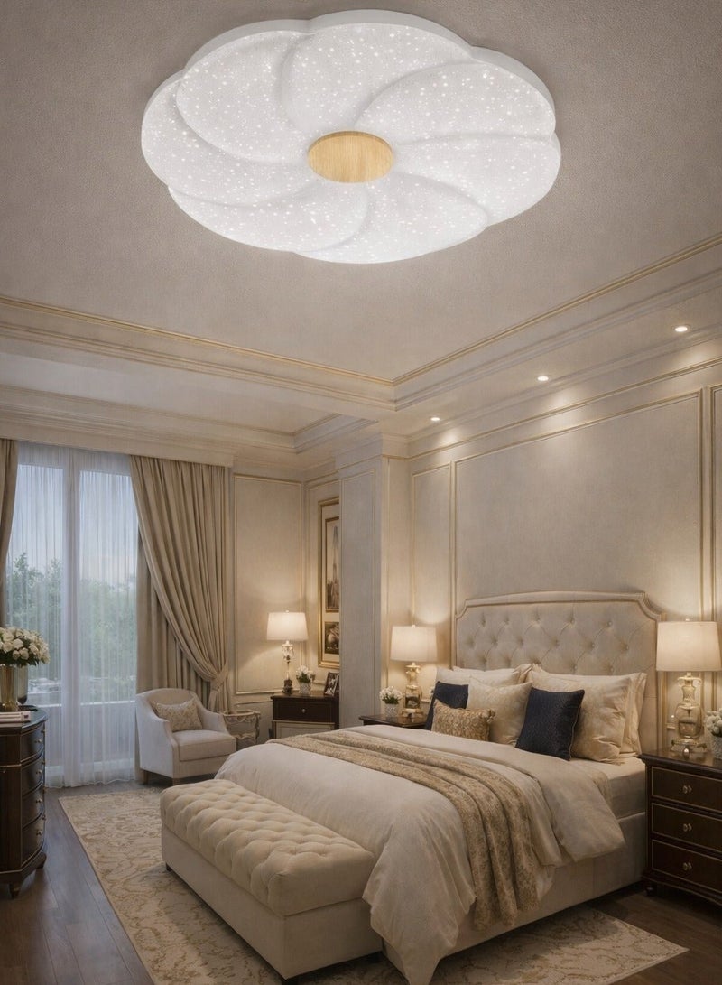 الثريات مصباح سقف LED دائري 40 سم – 3 ألوان إضاءة قابلة للتبديل – تصميم عصري حديث – مناسب لغرفة النوم والمعيشة والطعام - Image 1