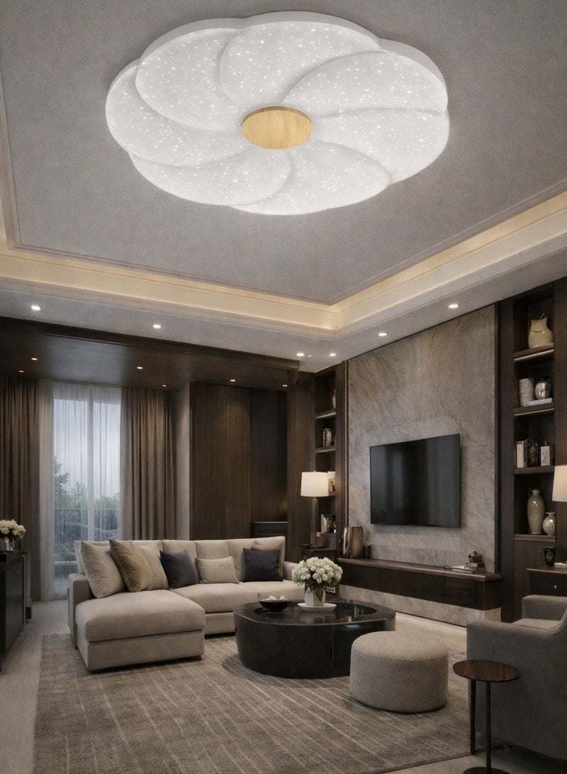 الثريات مصباح سقف LED دائري 40 سم – 3 ألوان إضاءة قابلة للتبديل – تصميم عصري حديث – مناسب لغرفة النوم والمعيشة والطعام - Image 5