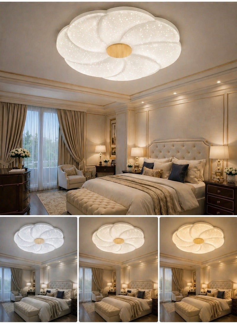 الثريات مصباح سقف LED دائري 40 سم – 3 ألوان إضاءة قابلة للتبديل – تصميم عصري حديث – مناسب لغرفة النوم والمعيشة والطعام - Image 2