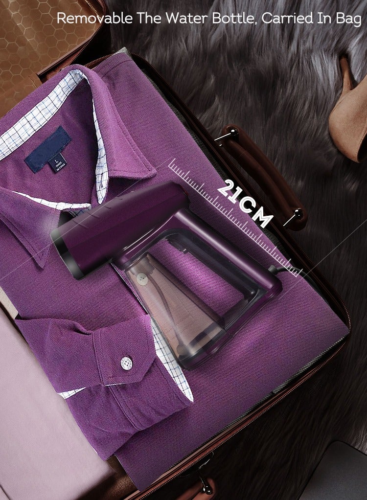 دوشر جهاز كي بالبخار للملابس，260 مل، 1640 وات، بنفسجي - Image 4