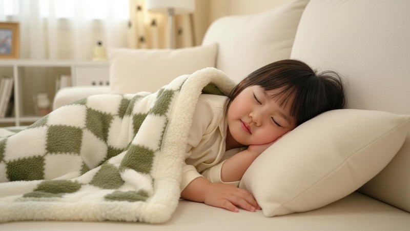 Butterthief Cozy Super Soft Warm Double Layered Kids Sherpa Blanket All Season Baby Blanket for Winter Toddlers Boys & Girls 1-6 Years (Size -110 x 150cm/ 44” x 60” Inches) (Green) - Image 1