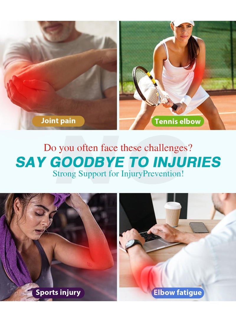 ECLux Elbow Brace for Cubital Tunnel, Ulnar Nerve Entrapment brace, Adjustable Elbow Splint for Sleeping, Tendonitis, Tennis Elbow, Comfortable Stabilizer Support for Women and Men Fit Most - Image 5
