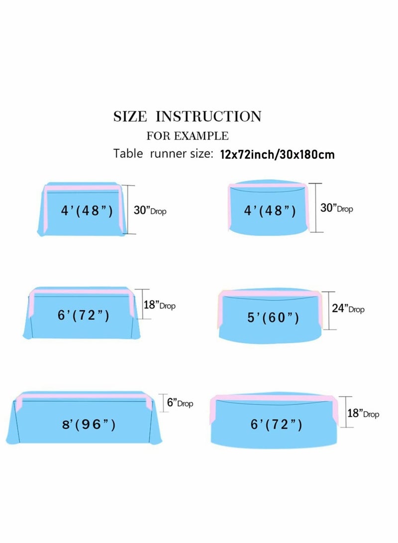 KASTWAVE Sequin Table Runner Glitter Fabric Table Linens Runner Fabric Decorations for Holiday Wedding Birthday Outdoor Party Decor 12x72 inch, Silver - Image 5