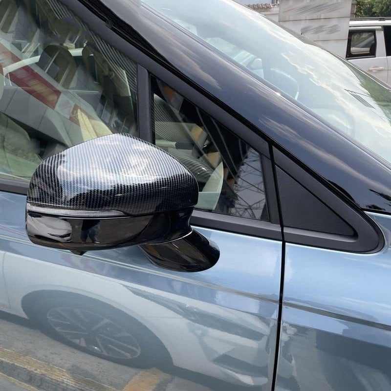 QASULER Carbon Fiber Side Mirror Covers for Kia Carnival - Image 3