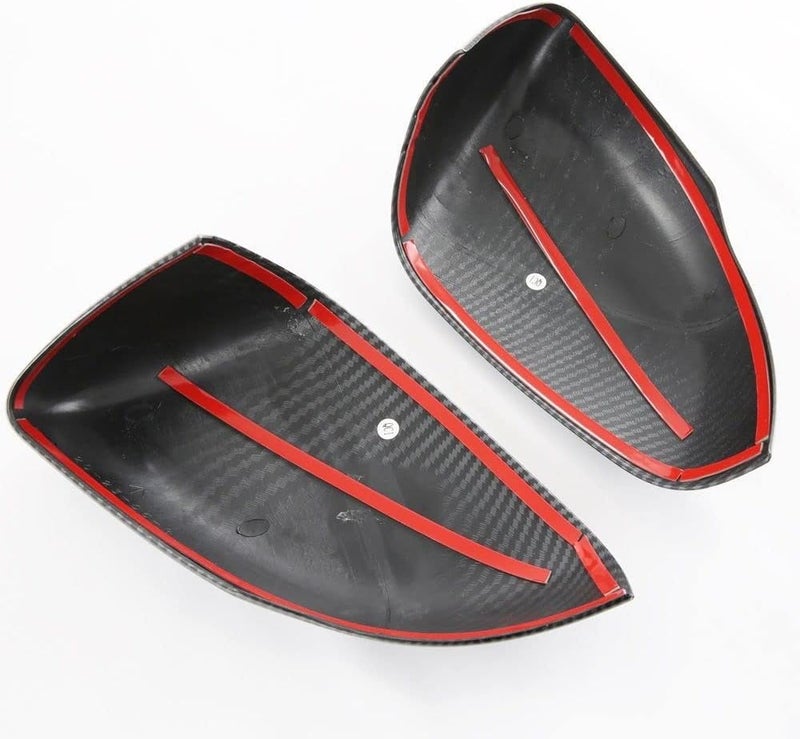 QASULER Carbon Fiber Side Mirror Covers for Kia Carnival - Image 2