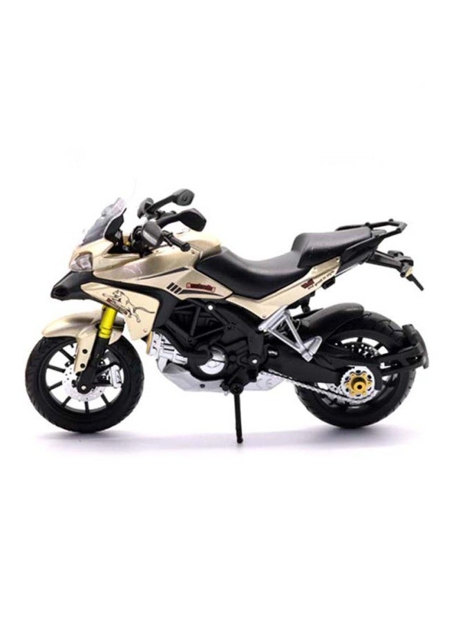1:12 Alloy Ducati Motorcycle Model Children's Toy Car Ornaments Sliding Car Model Boy Toy-Color:795 Gold  - Image 1