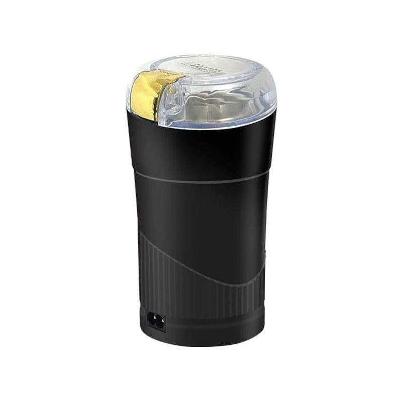 Electric Grinder 220V Household Mini Spice Grinder Coffee Bean Grinder Crush Stainless Steel Grinder 150W (Black) - Image 1