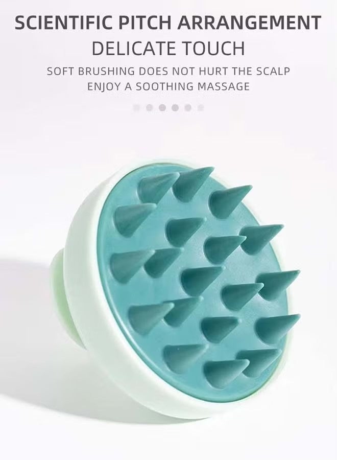 3PCS Soft Silicone Hair Massage Brush - Silicone Shampoo Hair Brush - Hair Washing Comb, Silicone Scalp Massager Shampoo Brush, Silicone Teeth Hair Scalp Soft Massage Brush,Skin-friendly, Soft And Comfortable, Exfoliates Scalp Dead Skin, Wet Dry Hair Massager for All Hair Types of Women - Image 5