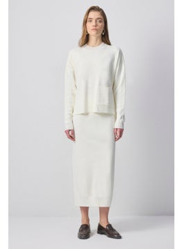 Touche Prive Pocket Tunic Skirt Knitwear Set  - Image 1