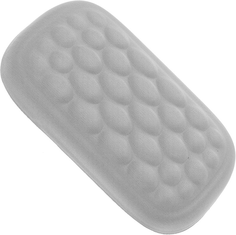 Mousepad and Keyboard Wrist Rest Memory Foam Support Pad with Non-Slip Base for Computer Office Desk Use Gray Single Hand Ergonomic Wrist Protection Cushion - Image 1