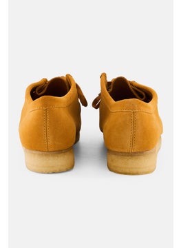 clarks Men Wallabee Lace Up Shoes, Mustard  - Image 2
