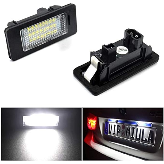 rayihni Rui Xin 213 Car Automobile Led License Plate Light Car Number Lamp 2Pcs 24 Smd For Bmw E90 E82 E92 E93 M3 E39 E60 E70 X5 E39 E60 E61 M5 E88 - Image 2