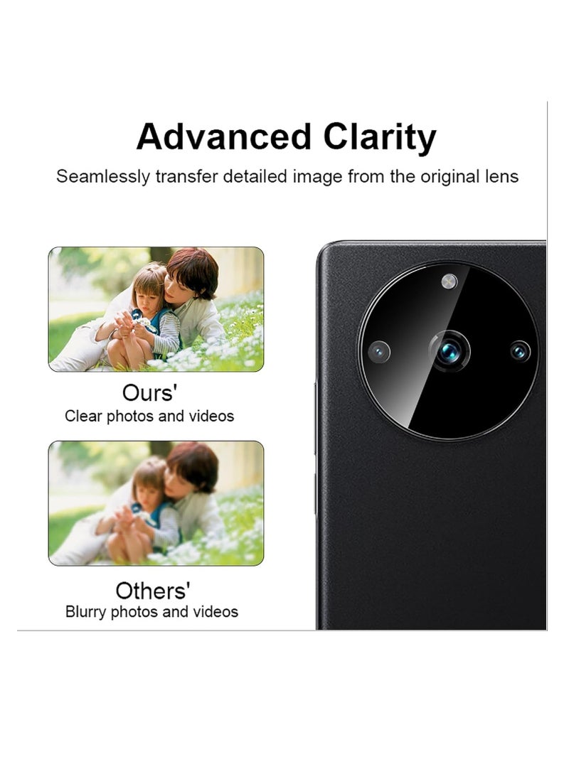 Generic - Realme 11 Pro 5G/ Realme 11 Pro Plus Back Camera 3D Lens Protector Tempered Glass Clear Camera Lens Guard 3D Ultra Thin High Definition Anti Scratch Camera lens - Image 1