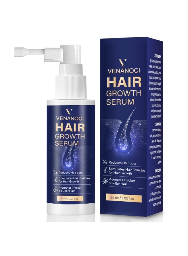 VENANOCI Hair Growth Oil Spray: with Rosemary, Biotin, Batana Oil & Rice Water – Natural Anti-Hair Loss Treatment for Thinning Hair – Promotes Thicker, Fuller Hair for Women & Men – All Hair Types Size: 2 Fl Oz (Pack of 1) - Image 1