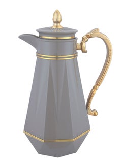 غزال ترمس شاي/قهوة سعة 0.8 لتر رمادي/ذهبي  - Image 1