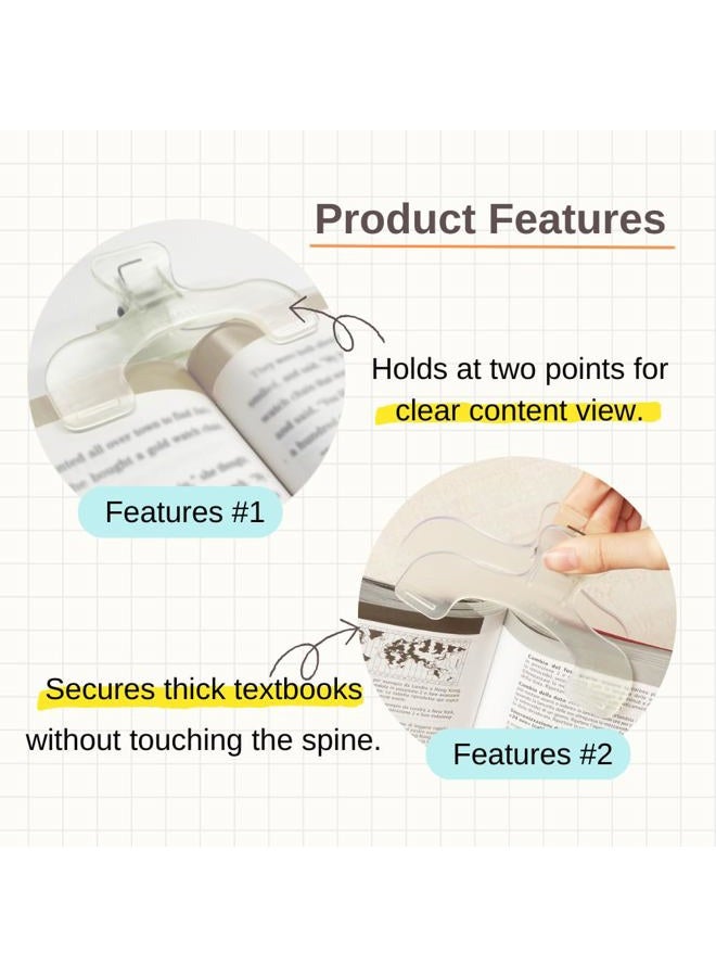 SUNSTAR Stationery S3623300 Clips, Die Cut, Ukanumuri Clip, Water Clear - Image 4