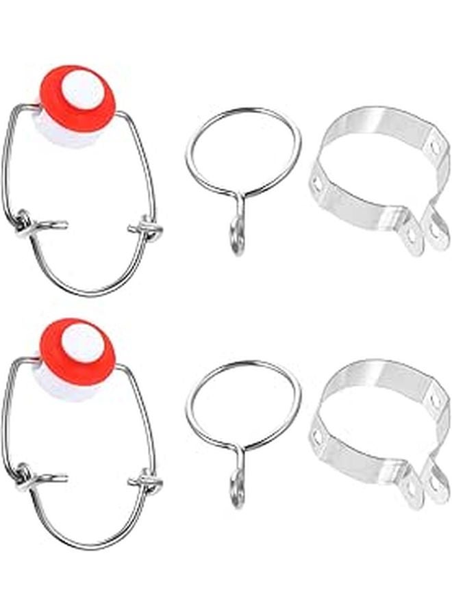 Silicone Bottle Stopper Set 2 Pack Leak Proof Reusable Wine Beer Plug Caps - Image 1