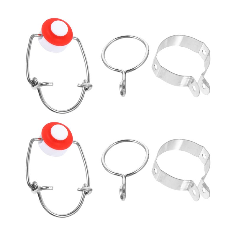 Silicone Bottle Stopper Set 2 Pack Leak Proof Reusable Wine Beer Plug Caps - Image 2