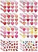 SmilinFit 496 PCS Valentines Stickers Cute Heart Stickers Valentines Day Sticker for Kids Class Gifts for Kids Classroom School Crafts Party Favors Decoration - Image 2
